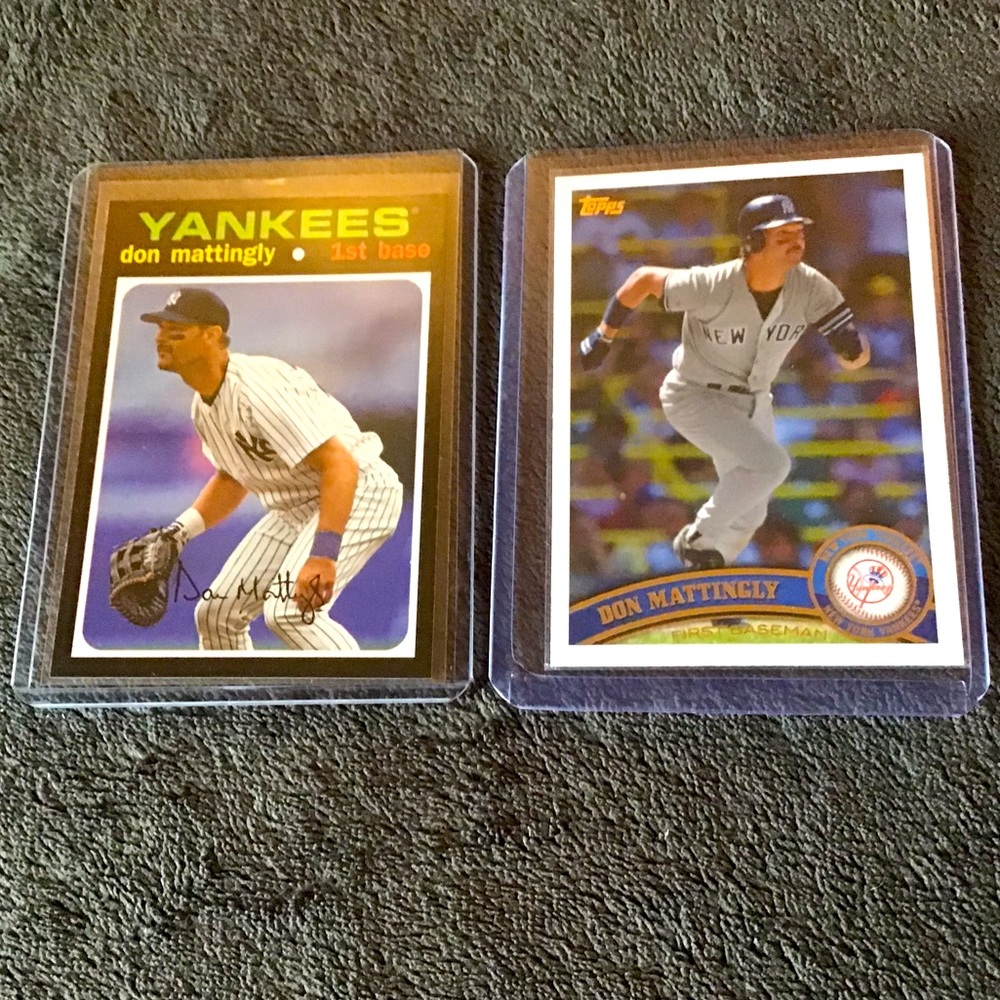 Don Mattingly 2021 Topps Archives Base New York Yankees &  Topps Choice